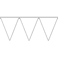 Los mejores  - Givi Italia 54000 - Banderines (10 m)- Color Blanco